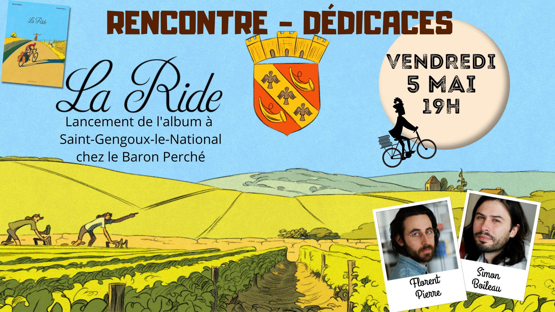 Lancement de l’album « La Ride » de Florent Pierre & Simon Boileau