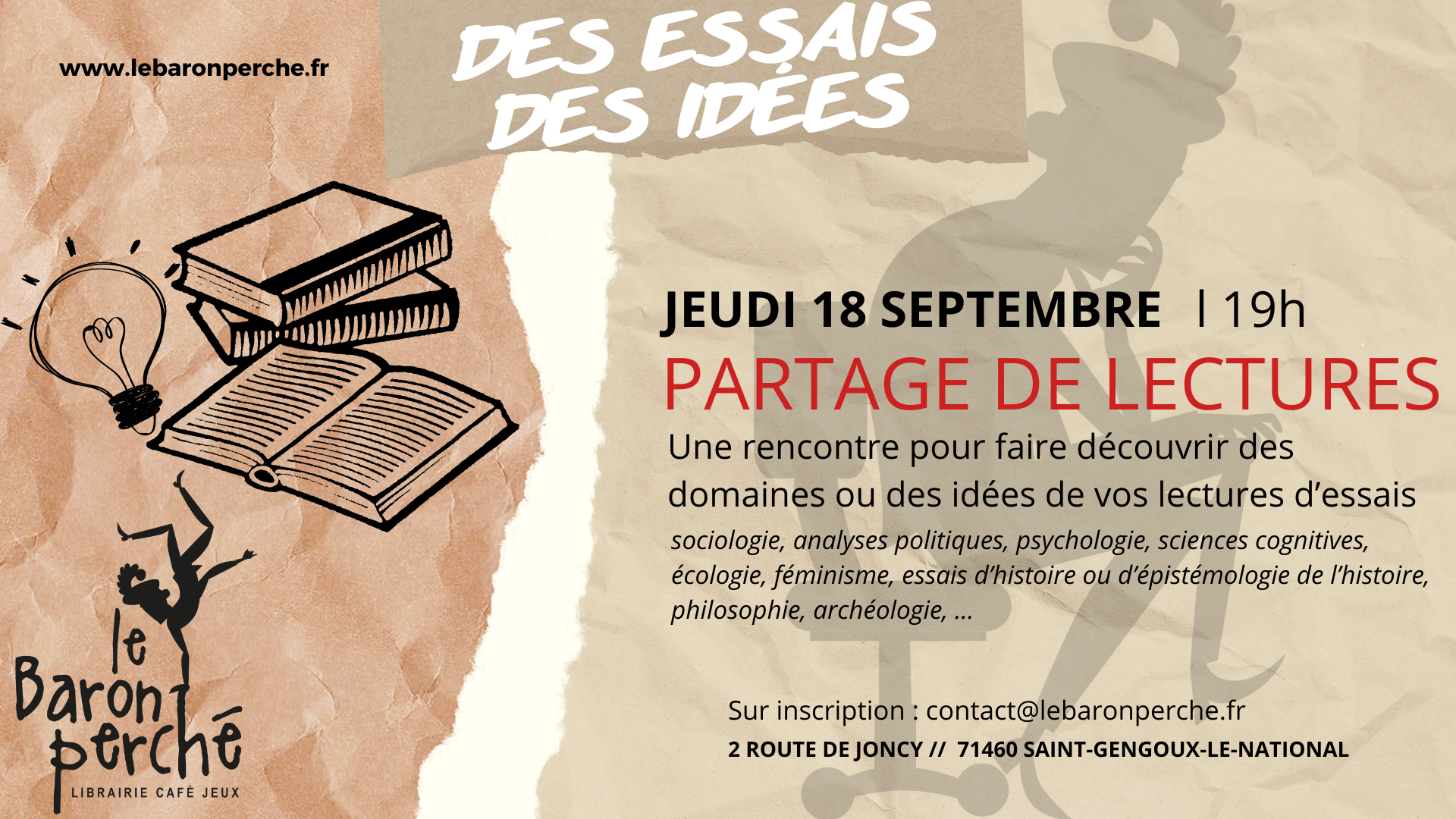 Des essais, des idées