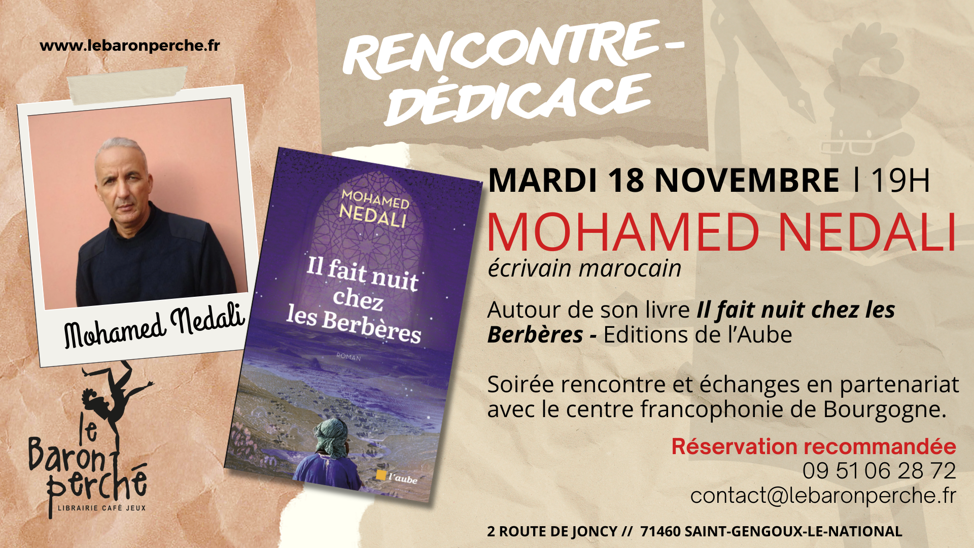 Rencontre avec Mohamed Nedali