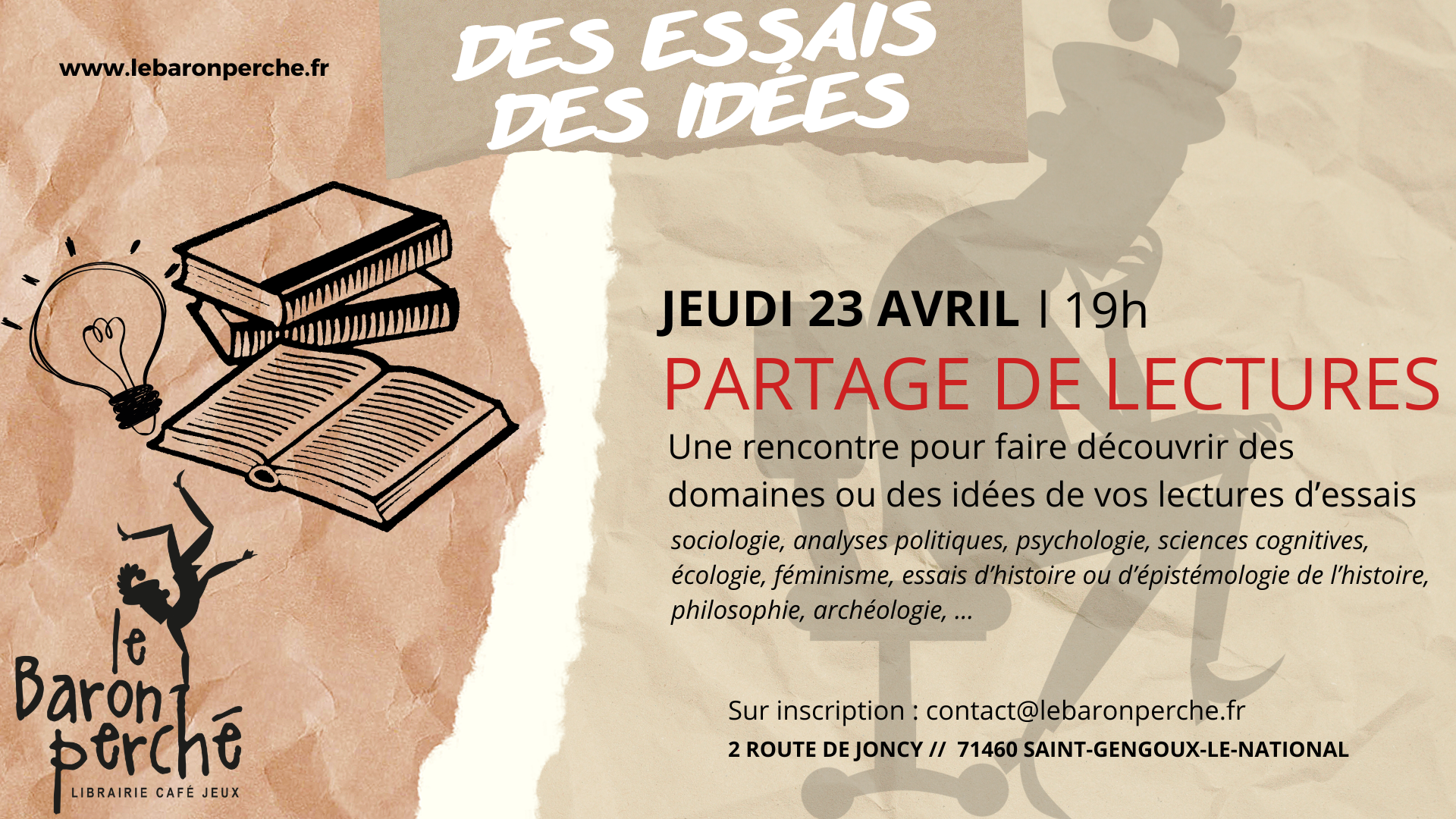 Des essais, des idées