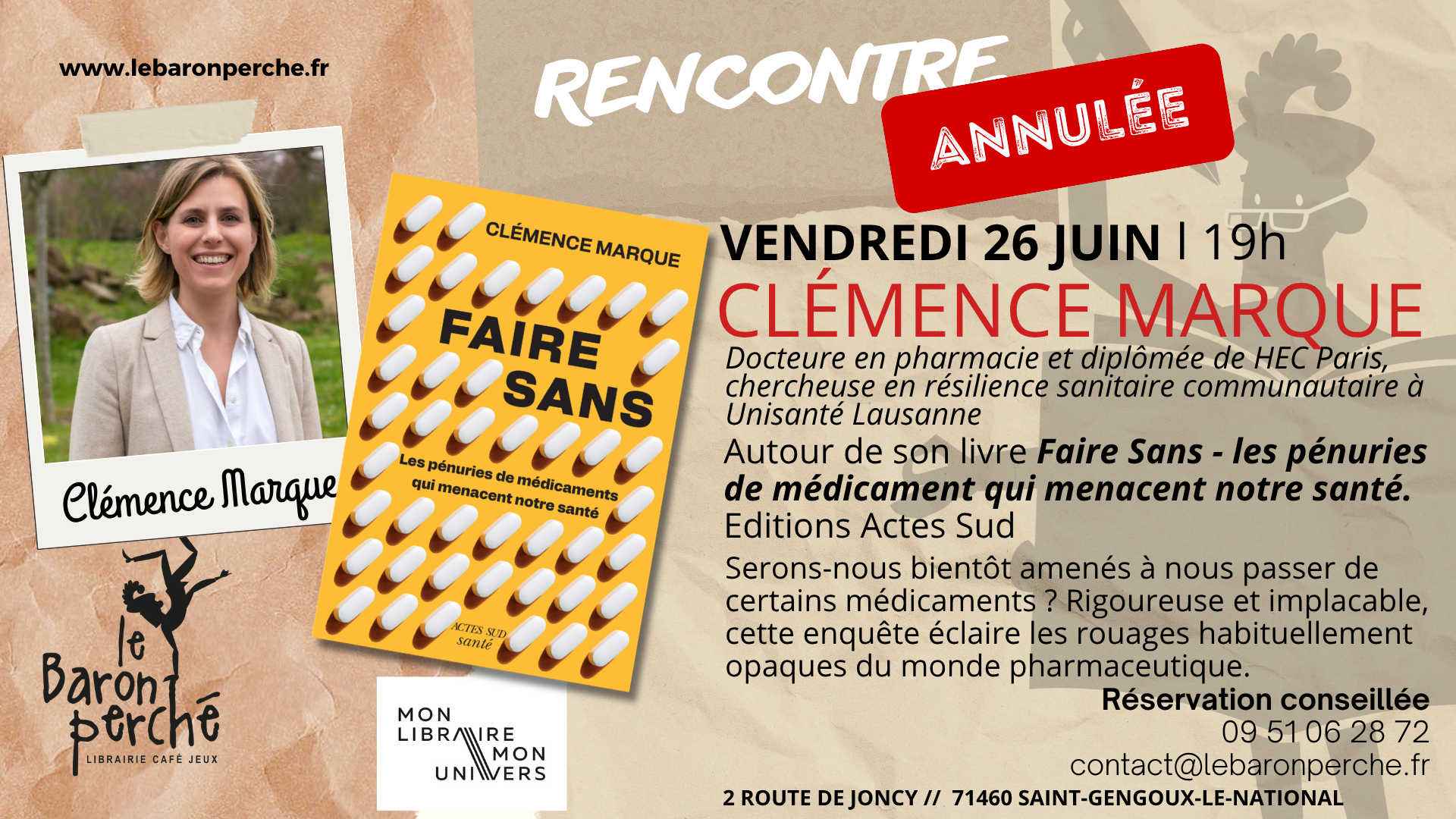 Rencontre avec Clémence Marque