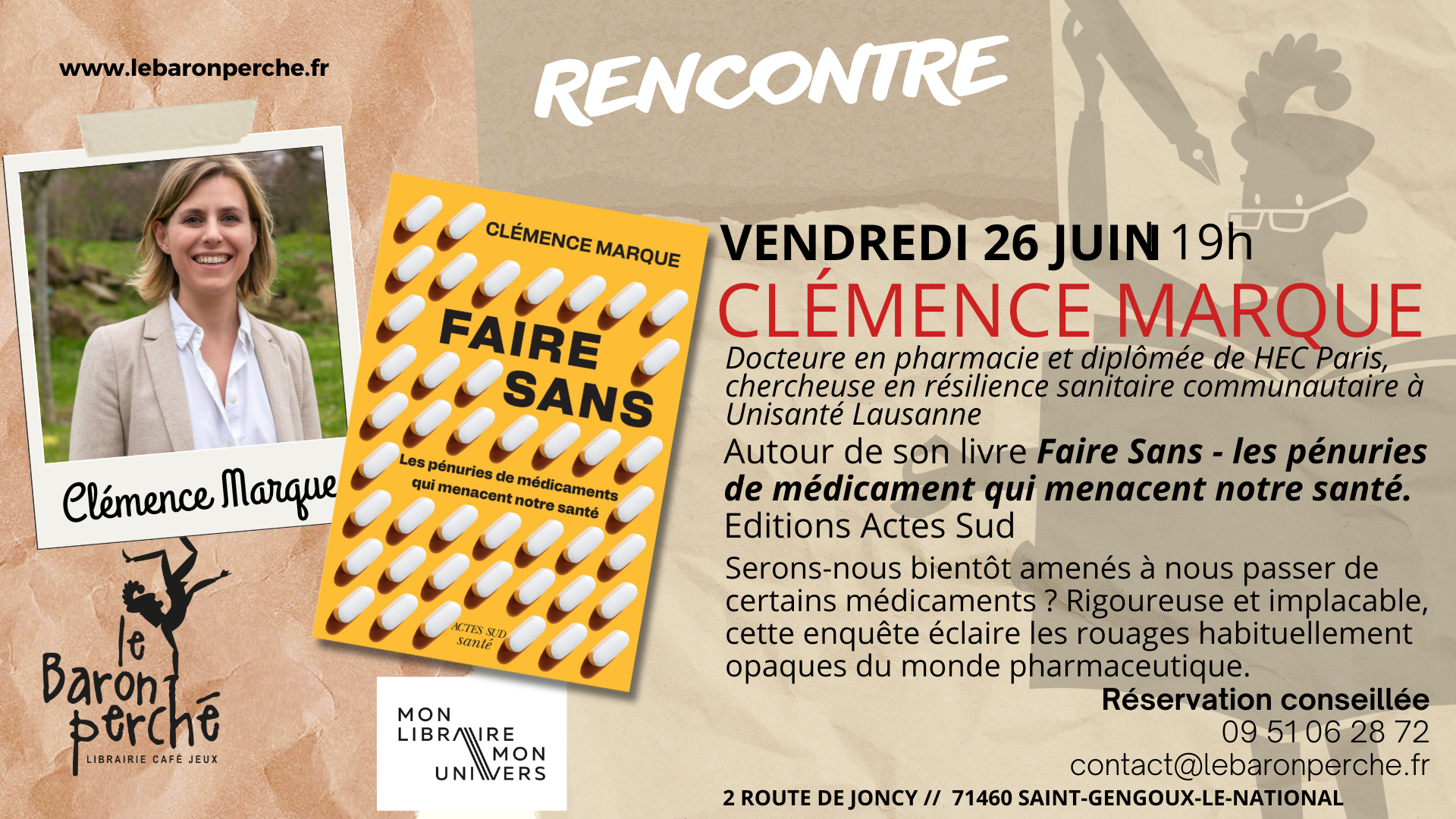 Rencontre avec Clémence Marque