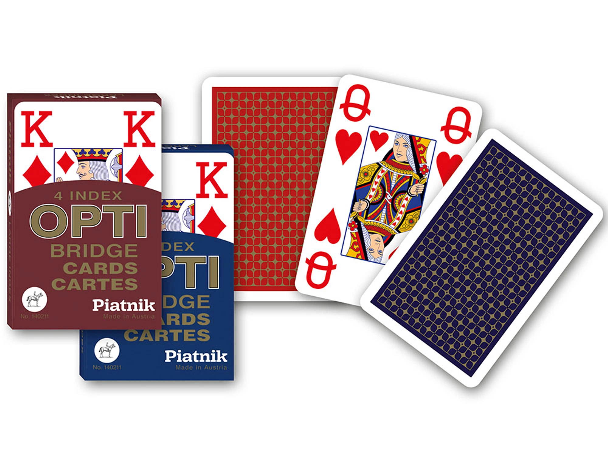CARTES OPTI BRIDGE 4 INDEX